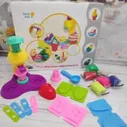 Набор для лепки Genio Kids "Магазин мороженого" (6 цветов с тестом для лепки, 1 пресс, 4 трафарета,